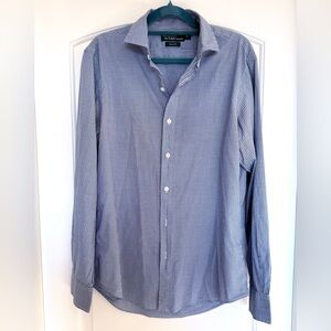 Ralph Lauren Polo Custom Fit 100% Cotton Men's Plaid Shirt size Medium